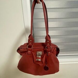 Chic Red Shoulder Bag